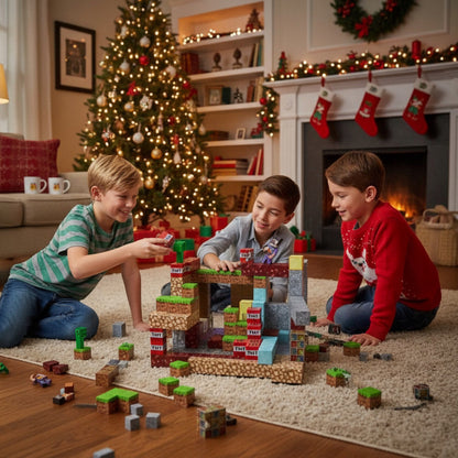 Minecraftowe Klocki Magnetyczne- Gra w prawdziwym życiu